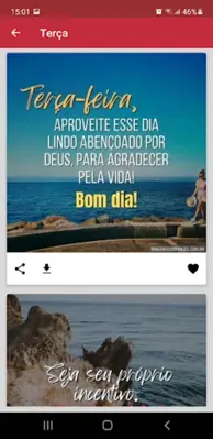 Dias da Semana com Frases android App screenshot 4